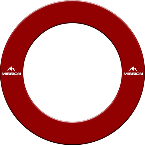 Mission Dartboard Surround - Logo Design - Red