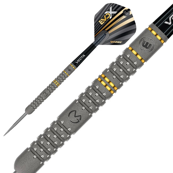 Winmau MVG Evo X 90% Tungsten Steel Tip Darts 22.5g