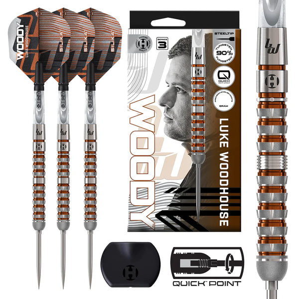 Harrows Luke Woodhouse Series 3 90% Tungsten QP Steel Tip