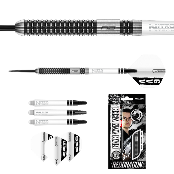 Gian Van Veen Axis SE 90% Tungsten Steel Tip Darts - 21g