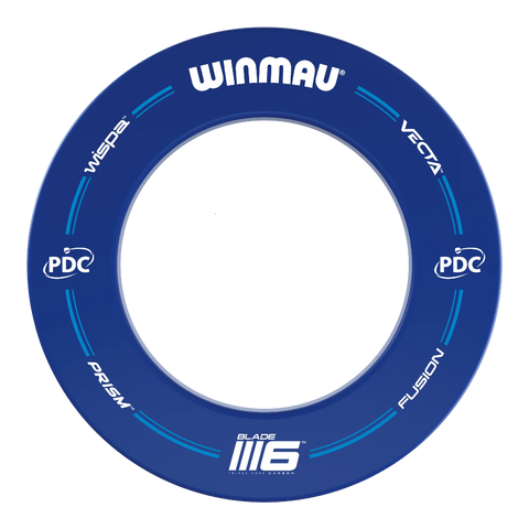 Winmau Dartboard Surround - PDC Blade 6 Design - Blue