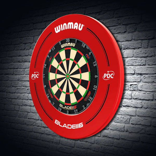 Winmau Dartboard Surround - PDC Design - Red