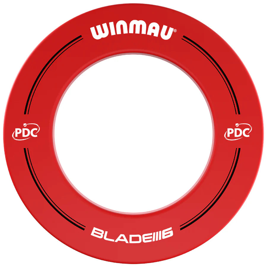 Winmau Dartboard Surround - PDC Design - Red