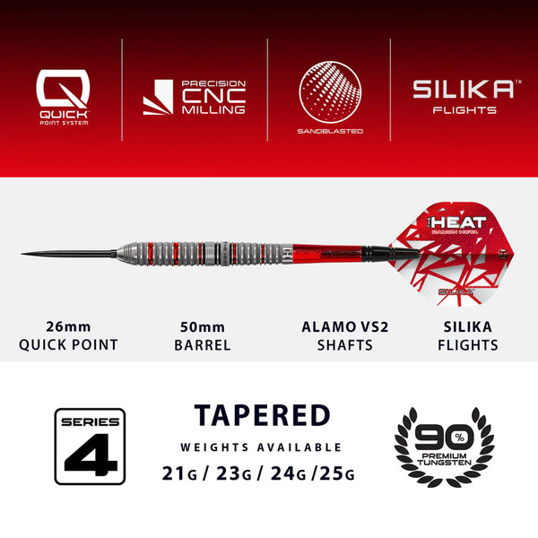 Harrows Damon Heta Series 4 90% Tungsten QP Steel Tip