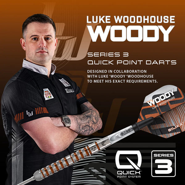 Harrows Luke Woodhouse Series 3 90% Tungsten QP Steel Tip