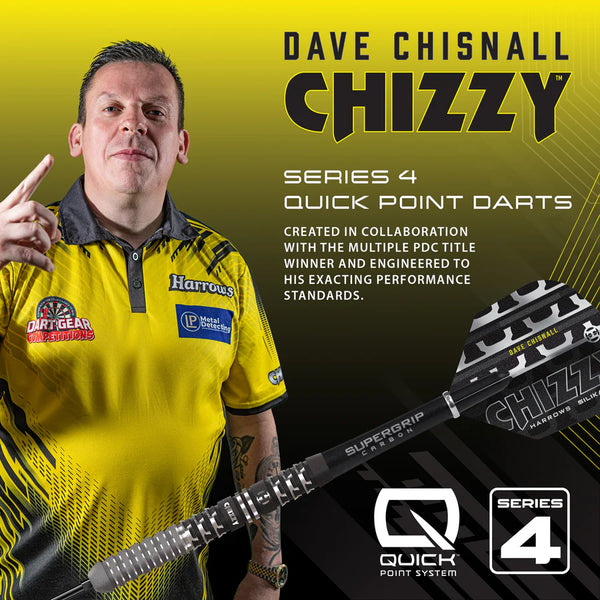 Harrows Dave Chisnall Series 4 90% Tungsten QP Steel Tip