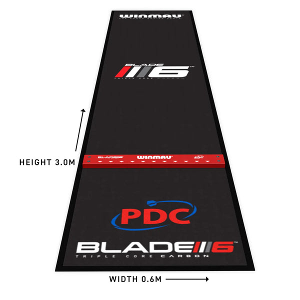 Winmau Pro Zone Precision Blade 6 Soft Feel Dart Mat with Oche
