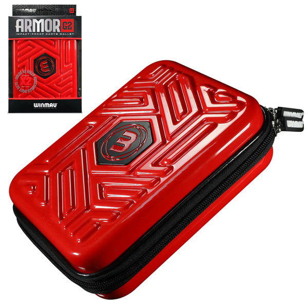 Winmau Armor G2 Impact Proof Red Dart Case