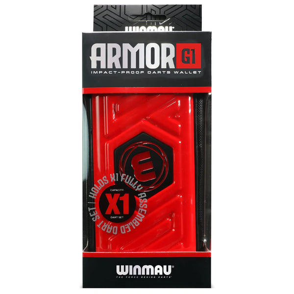 Winmau Armor G1 Impact Proof Dart Case Red