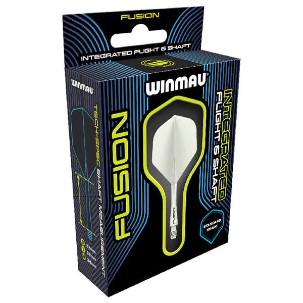 Winmau Fusion Flight & Shaft - Solid White #2