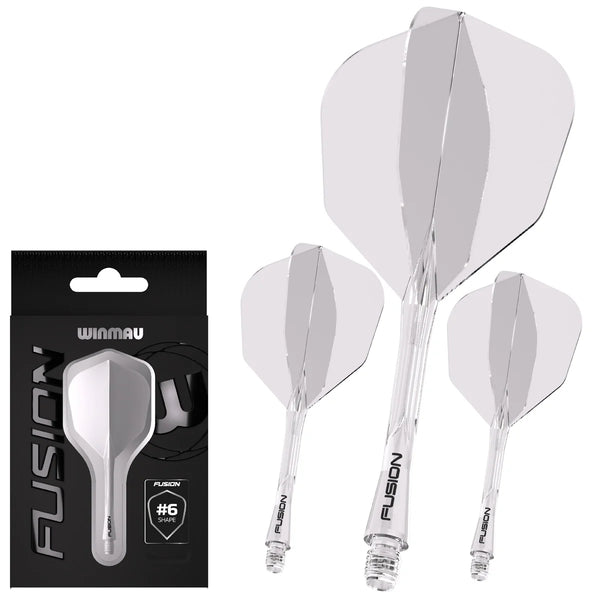 Winmau Fusion Flight & Shaft - Clear #6