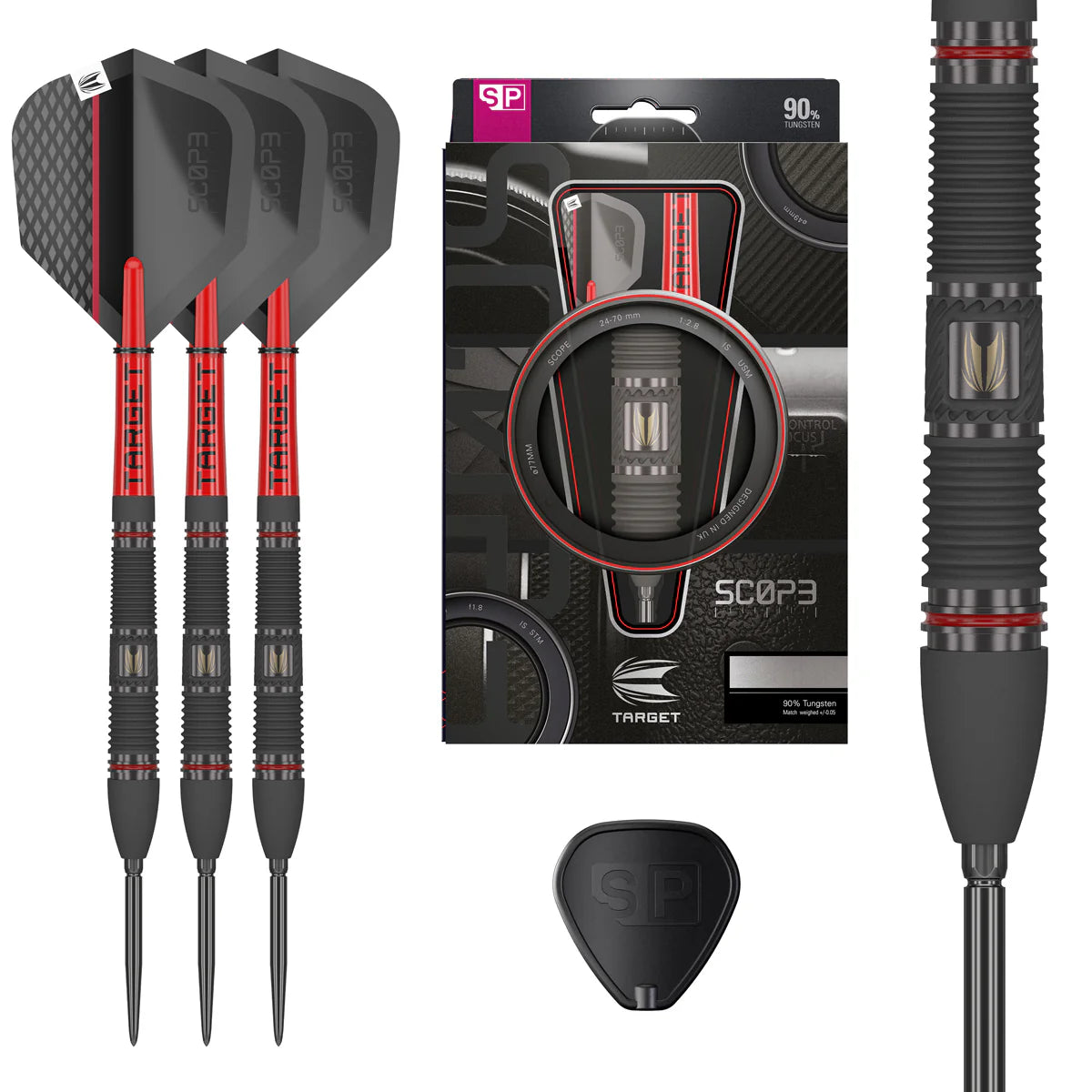 Target Darts Chris Dobey G1 23G 90% Tungsten Swiss Point Steel Tip