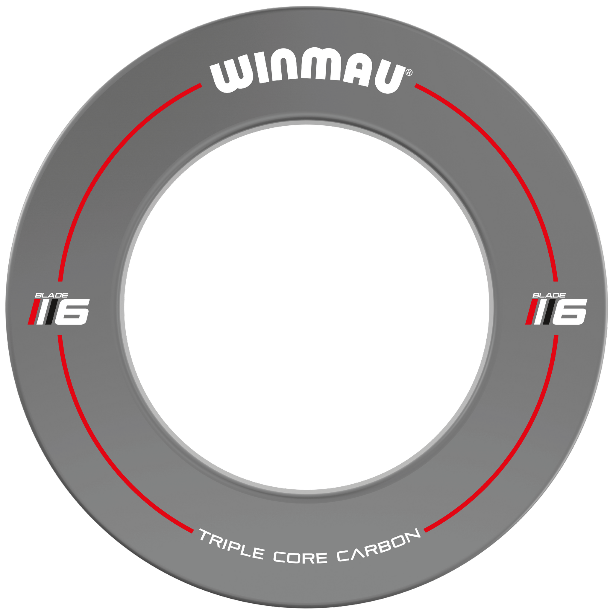 Winmau Dartboard Surround - Blade 6 Design - Grey