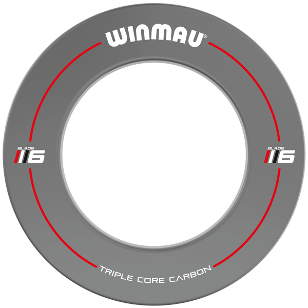 Winmau Dartboard Surround - Blade 6 Design - Grey