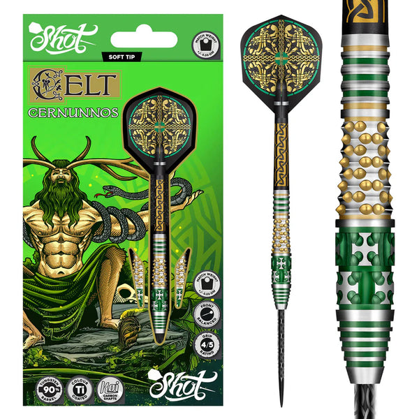 Shot Darts - Celt Cernunnos - 90% Tungsten - 23g
