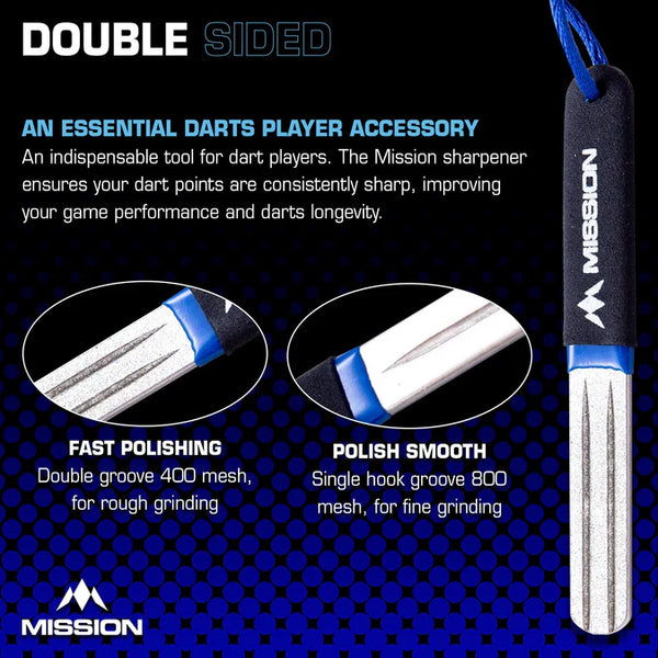 Mission Diamond Point V Groove Sharpener - Sharpening Stone