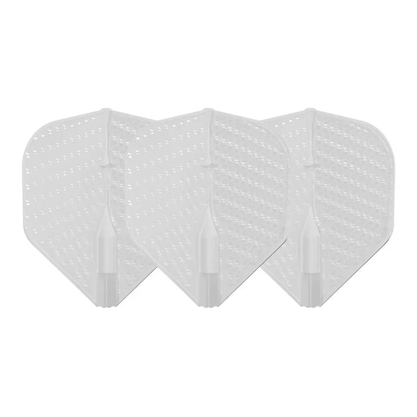 L-Style Dimple EZ L1 - Dart Flights - L1 Std - White