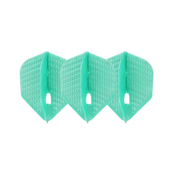 L-Style Dimple Pro - Dart Flights - L3 Shape - Emerald