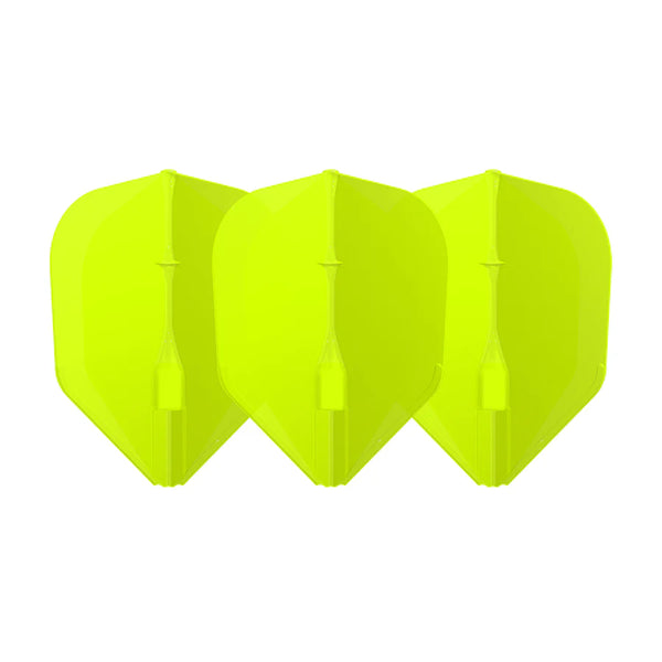 L-Style EZ L-Flights - Integrated Champagne Ring - L3 Standard - Neon Yellow