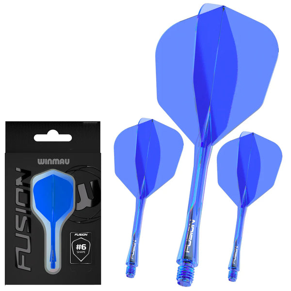 Winmau Fusion Flight & Shaft - Azure Blue #6