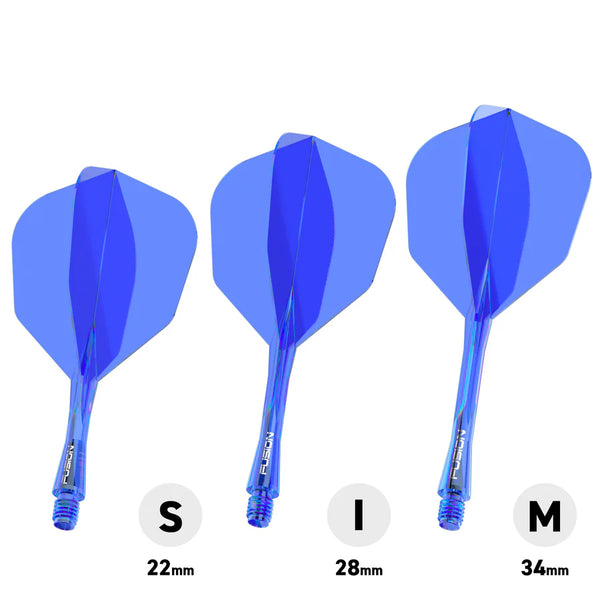 Winmau Fusion Flight & Shaft - Azure Blue #6