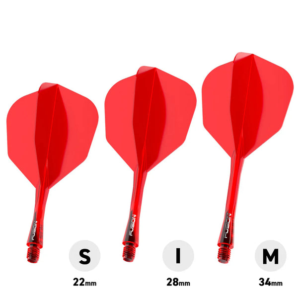 Winmau Fusion Flight & Shaft - Red #6