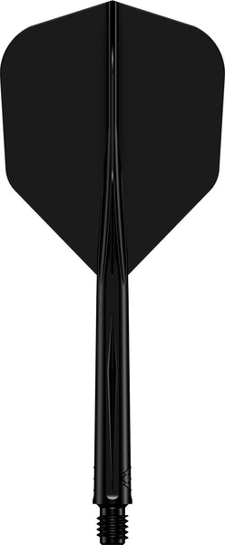 Mission Force 90 No6 One Piece Flight/Stem system - Black - Medium