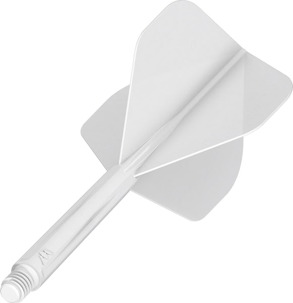 Mission Force 90 No2 One Piece Flight/Stem system - White - Medium