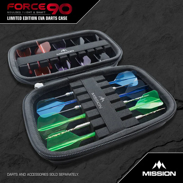 Mission Force 90 Dart Case - Grey Denim