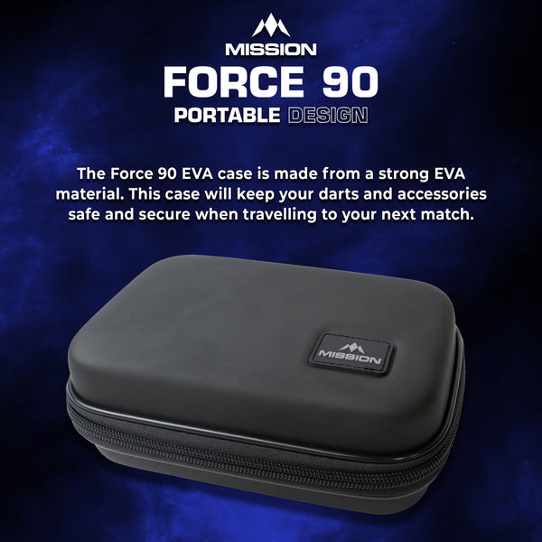 Mission Force 90 Dart Case - Black