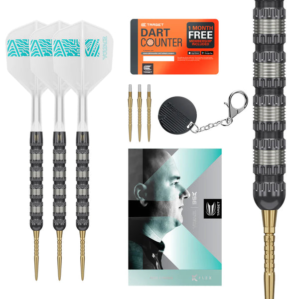 Target Rob Cross 95K Edition Swiss Point Steel Tip Darts 95% Tungsten - 23g