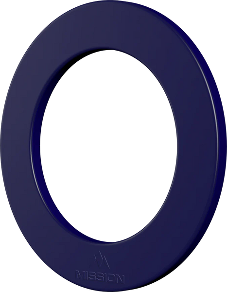 Mission Dartboard Surround - Embossed Logo Design - Blue