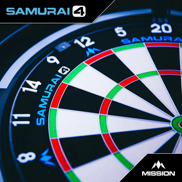 Mission Samurai 4 Professional Dartboard - White Spider