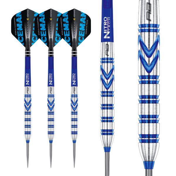Gerwyn Price Original - 90% Tungsten Steel Tip Darts - 23g