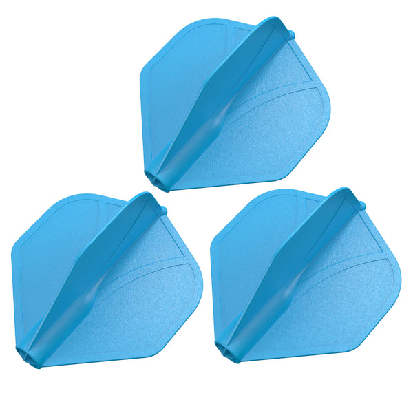Shot Airfoil Molded Flights - Flight System - Blue