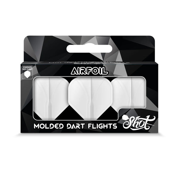 Shot Airfoil Molded Flights - Flight System - White