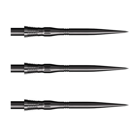 Shot Cone Scallop Steel Tip Points 31mm (35mm overall)