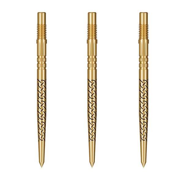 Shot Kapene Gold Ti Steel Tip Turbo Point - 30mm