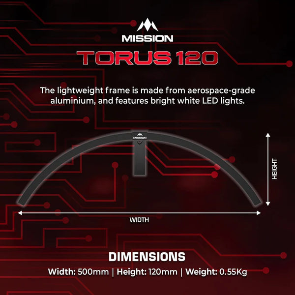 Mission Torus 120 - Folding Portable Light - USB Version