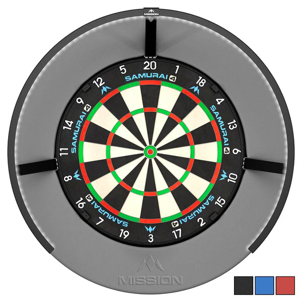 Mission Torus 270 - LED Dartboard Lighting System - USB-C Version Black