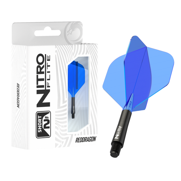 Red Dragon Nitro Flight & Shaft No2 - Black/Blue