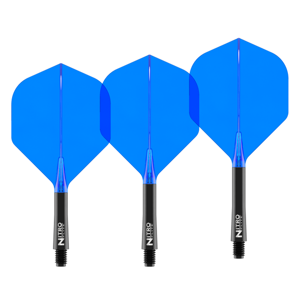 Red Dragon Nitro Flight & Shaft No2 - Black/Blue