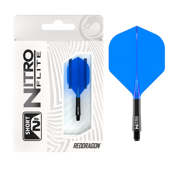 Red Dragon Nitro Flight & Shaft No2 - Black/Blue