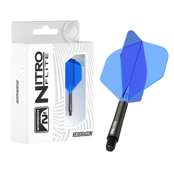 Red Dragon Nitro Flight & Shaft No2 - Black/Blue