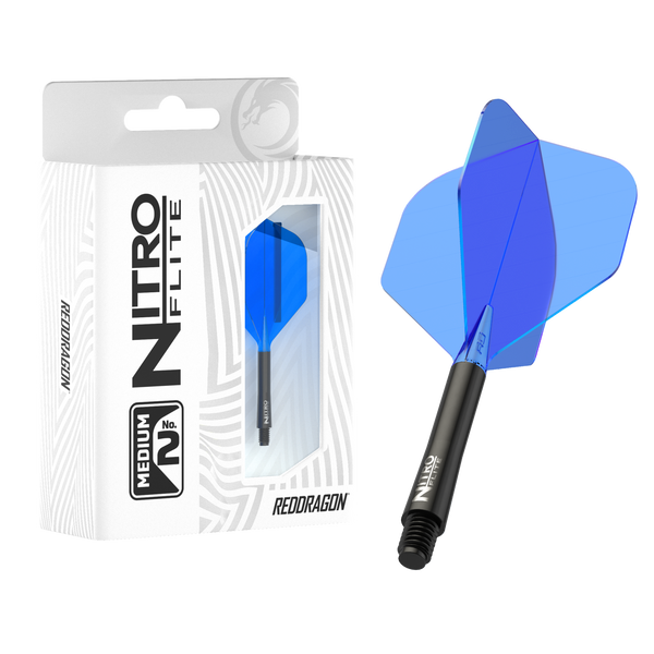 Red Dragon Nitro Flight & Shaft No2 - Black/Blue