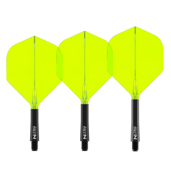 Red Dragon Nitro Flight & Shaft No2 - Black/Yellow