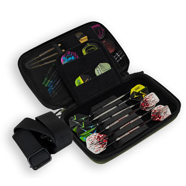 Harrows Smart Case XL - Dart Case - Green/Black