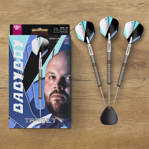 Target Adam Lipscombe G1 Swiss Point 90% Tungsten Steel Tip Darts 25g