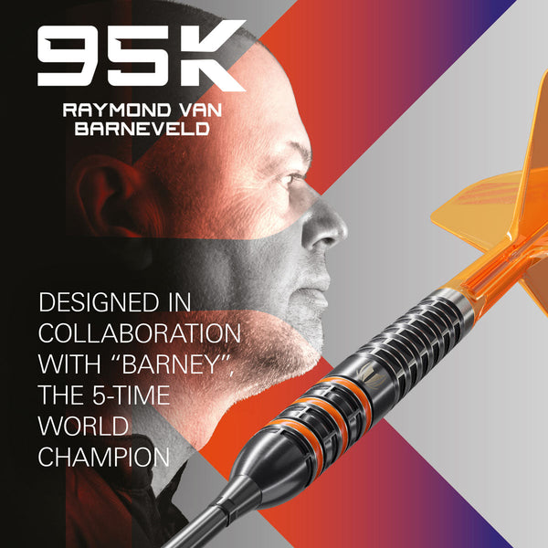 Target Barney Raymond van Barneveld RvB 95K Swiss Point Tungsten Steel Tip Darts 23g