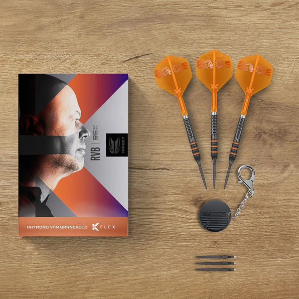Target Barney Raymond van Barneveld RvB 95K Swiss Point Tungsten Steel Tip Darts 23g